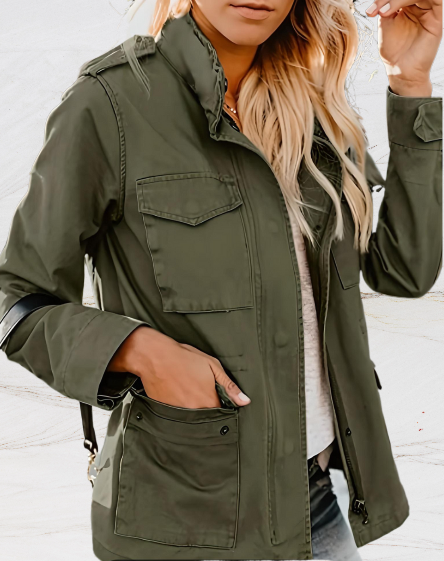 Madelin | Elegante, lässige Utility-Jacke