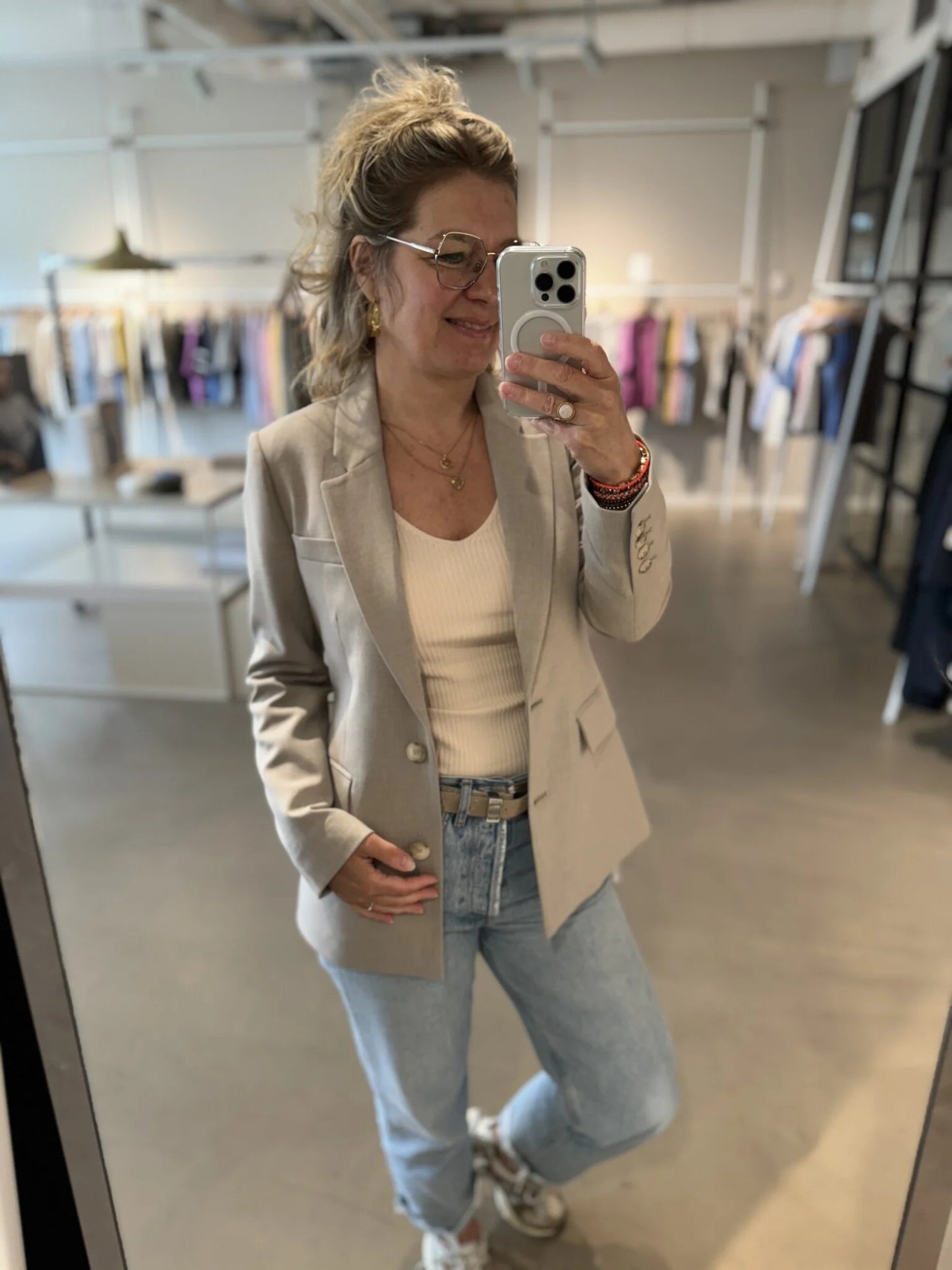 Beige Blazer